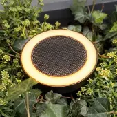Dyberg Larsen LED grondspies lamp Otera, zwart, IP54 Otera, zwart, Aluminium, Modern, Solar buitenverlichting