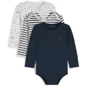 Tommy Hilfiger Rompertje/body 'Essential' navy / wit