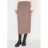 Cecil Dames Rok met gestructureerde details - Bruin - XL