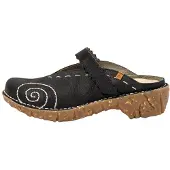 El naturalista Dames Ng96 Yggdrasil Leren Klompen zwart (37), Leer, 3 tot 5 cm, Klittenband, Casual 2NG963019605_001