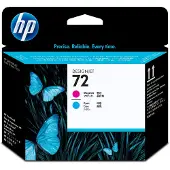 HP C9383A printkop magenta / cyaan nr. 72 (origineel)