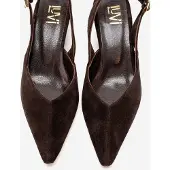 Forever & Always Dioris Leren Slingback Kitten Hak Pump