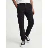 Jack & Jones Junior Broek 'JNRPau JJFlake' zwart