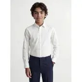 Jack & Jones Junior Overhemd 'JJParmaJNR' wit