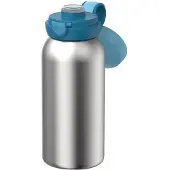 Mepal RVS drinkfles met flipdop Campus - 600 ml - Waterfles RVS - Lekdicht - Hygiënische deksel - Cool blue