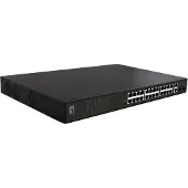 LevelOne GEP-2821: LevelOne switch, 28x GE, model GEP-2821, 19 inch, 390W, 24x PoE