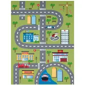 TT Home Kinderkamertapijt tapijt jongen meisje kinderkamertapijt baby antislip straat