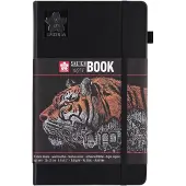 Royal Talens Schets/notitieboek 13 x 21 cm 80 pagina's zwart papier 140g