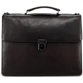Jost London Aktentas Leder 40 cm Laptopvak bruin