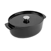 KitchenAid Braadpan Cast Iron Ovaal Onyx Black 30 cm