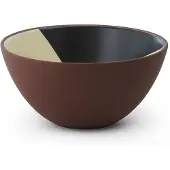 Normann Copenhagen - Line Schaal - Ø15 cm - Rode Klei