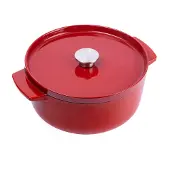 KitchenAid Gietijzeren Braadpan 'Empire Red' Ø26cm / 5.2L