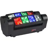 Light4me Licht effect LED - - Spider MKII Turbo - 8x3W CREE RGBW - Oscillerende stangen - DMX &amp; muziekmodi