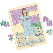 Hape Klimt Mäda Primavesi Puzzle 49 Pieces Veelkleurig Kinderen