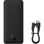 Baseus Airpow, powerbank, 10000 mAh, zwart