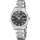 Festina Analoog horloge 'Acero Clasico' donkergrijs