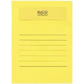 Elco Volumino L-map met venster A4 50 stuks 231 x 313 mm Diepgeel