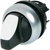Eaton 284393 M22-WLKV-W Keuzetoets Kunststof frontring Knevel Zwart 1 stuk(s) Piece