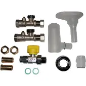 WOLF Aansluit-Set CGS-2 AP incl. KFE-kraan en therm. beveiliging, 2072338