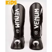 Venum Challenger Kids Scheenbeschermers Zwart Wit - S