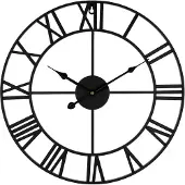 QUVIO Wandklok klassiek - Staal - Diameter 45 cm