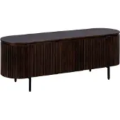 Lewis & Loft TV meubel Lena - FSC-gecertificeerd mangohout - Walnoot bruin
