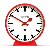 Newgate M Mantel Stationsklok - Rood