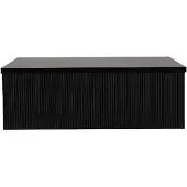 QUVIO Hampton Salontafel Zwart - Stijlvol en Robuust - Duurzaam MDF Ontwerp