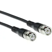 ACT Q70025 BNC RG-58 Patchkabel | 50 Ohm | Zwart | 25cm