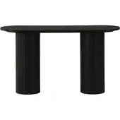 QUVIO Sidetable Dalton - Zwart - Moderne Bijzettafel - Scandinavisch Design