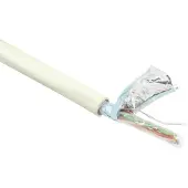 ACT FP100H CAT5E F/UTP LSZH Patchkabel Soepel Ivoor - 100 meter