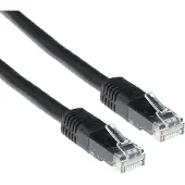 ACT IB3505 LSZH U/UTP CAT6A Patchkabel Zwart - 5 meter