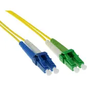 ACT RL2805 Glasvezel Patchkabel Duplex LSZH - LC/APC8 LC/UPC 9/125µm OS2 - 5 meter