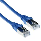 ACT FB6615, 15 meter, Cat6a, S/FTP (S-STP), RJ-45, RJ-45, blauw