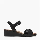 Clarks Dames Kacha Twist Sandalen Black Leather
