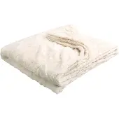 QUVIO Plaid met patroon - Poleyester - 200x230 cm - Beige