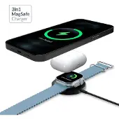 Mobilize 3 In 1 MagSafe Oplader En Kabel