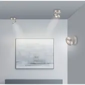 Paul Neuhaus Led plafondspot Pure Oculis Diamond grey