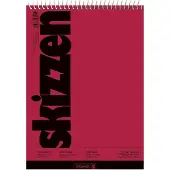 Brunnen Schetsblok 110 g/m² Speciaal Mat Rood