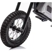 Leantoys Elektrische auto, batterijauto, motocrossfiets, model A9901, zwart