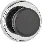 MAUL Magneet rond 1 stuk 5 kg staal Ferriet met haken Ø 3.6 x 2.4 cm zilver zwart