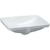 Laufen Pro A - Inbouwwastafel, 49x36 cm, zonder kraangat, met LCC, wit H8119614001091