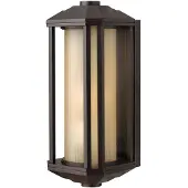 HINKLEY LED Wand Buitenlamp Castelle | 1X E27 Max 60W | IP44 | Dimbaar | Bronze