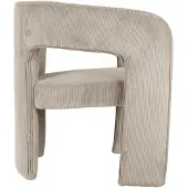 Leitmotiv Fauteuil Vigor Corduroy Warm Grey
