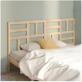 vidaXL Hoofdbord 186x4x104 cm massief grenenhout