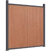 vidaXL Schuttingpaneel 1045x186 cm HKC bruin