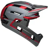 Bell Voltoordhelm SUPER AIR R SPHERICAL, mat grijs/rood: Maat L