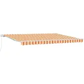 vidaXL Uitschuifbare luifel 450 × 300 cm Polyester en Aluminium