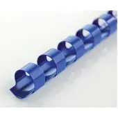GBC inbindruggen, plastic, Ø 6 mm, 100 stuks, blauw