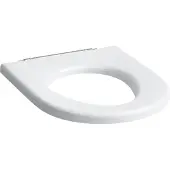 Laufen Pro toiletbril zonder deksel, rolstoeltoegankelijk, scharnieren van roestvrij staal, wit, 1 stuk.